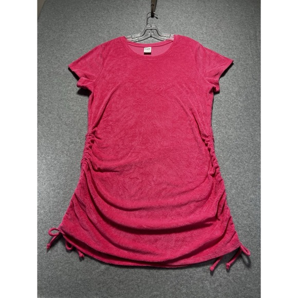 Pink Coconut Boutique Dresses & Skirts - PINK Victoria's Secret Terry Cloth Dress Ruched Sides Bright Pink Size XXL
